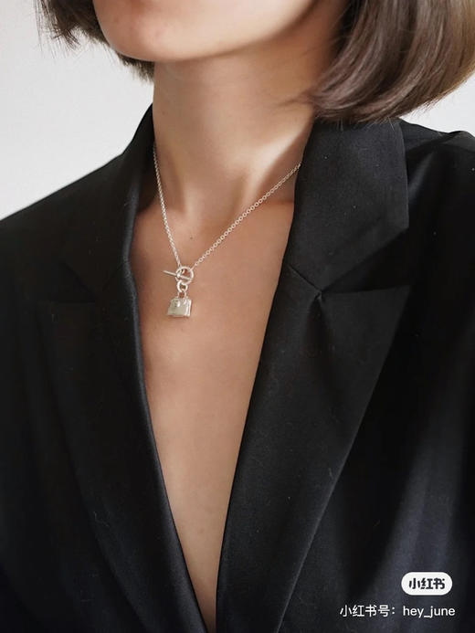 爱马仕Hermes 𝐤𝐞𝐥𝐥𝐲包包纯银项链 商品图1