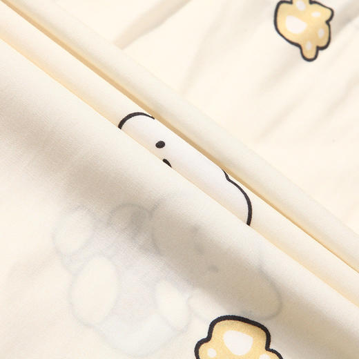 都市丽人生活家居春夏睡衣女梭织人棉家居服薄款背心短裤女士梭织棉套装LH42C8 商品图4