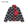 Lacoste法国鳄鱼龙年新春系列女装宽松休闲毛绒短外套BF3901-98 商品缩略图0