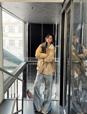 工装风夹克外套，酷飒范扑面而来