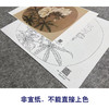 【大彩图】李大忠工笔画白描底稿宋画小品《秋葵图》秋葵花临摹勾线花鸟线稿X005 商品缩略图2