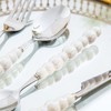 【会员礼】陶瓷珍珠柄不锈钢刀叉勺三件套 商品缩略图1