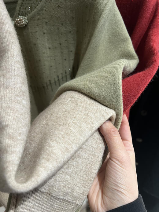 好看妈妈旗袍一体绒 商品图4