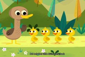英语儿歌《五只小鸭》