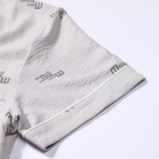 都市丽人都市锋尚好睡好眠春夏睡衣男软绵绵印花家居服薄款短袖长裤男士套装FH41A5 商品图7