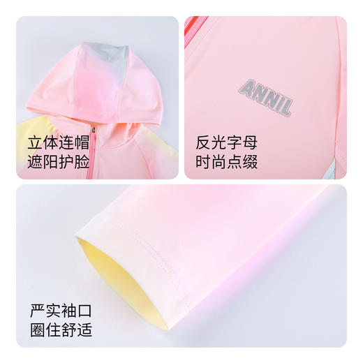 男女童速干针织外套新款安奈儿童装EM415012 商品图3