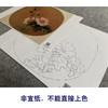 【大彩图】佚名工笔画白描底稿宋画小品《蜀葵图》临摹勾线花鸟线稿GH24 商品缩略图2