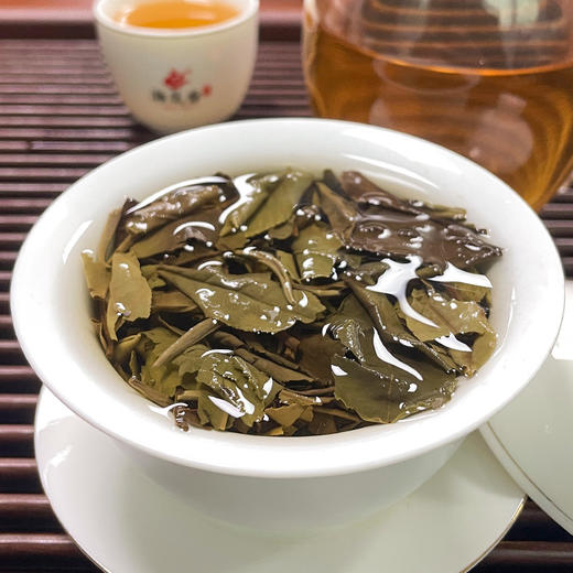 海岚香  寒露寿眉白茶饼   300g 商品图3