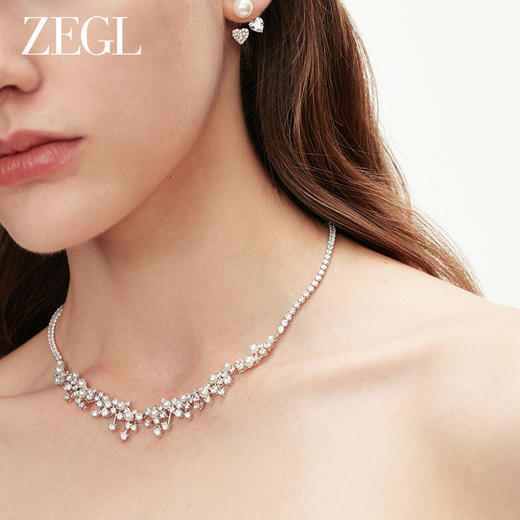ZEGL设计师法式人造珍珠项链女秋冬2023新款爆款轻奢小众锁骨颈链 商品图5