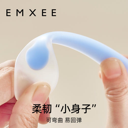 【辅食餐具】嫚熙硅胶勺子婴儿宝宝辅食勺训练吃饭专用喂水喂奶喂药小软勺 商品图6