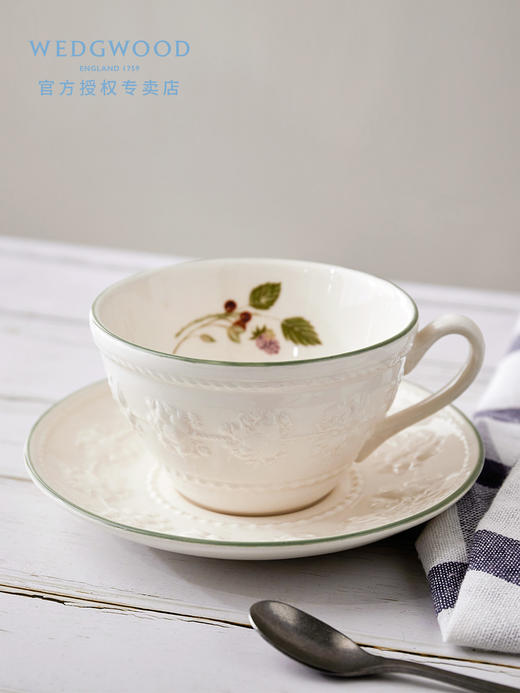 WEDGWOOD威基伍德欢愉树莓陶瓷茶具茶杯碟欧式小奢华咖啡杯碟礼盒 商品图1