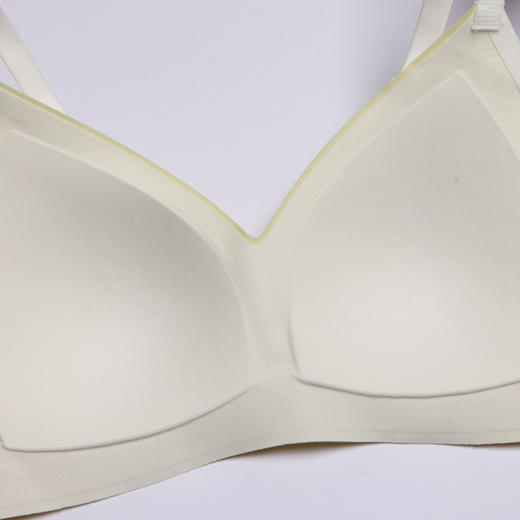 都市丽人少女优选成长三阶内衣女泳布文胸无尺码三角杯薄款无钢圈三排扣BB42E7 商品图7