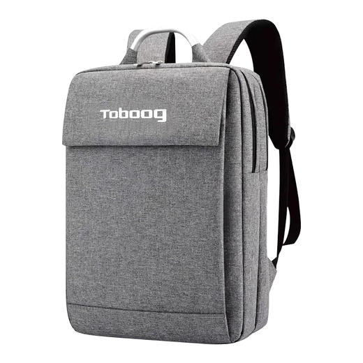 Toboog途帮 休闲双肩背包15寸 TB8188 灰色 商品图0