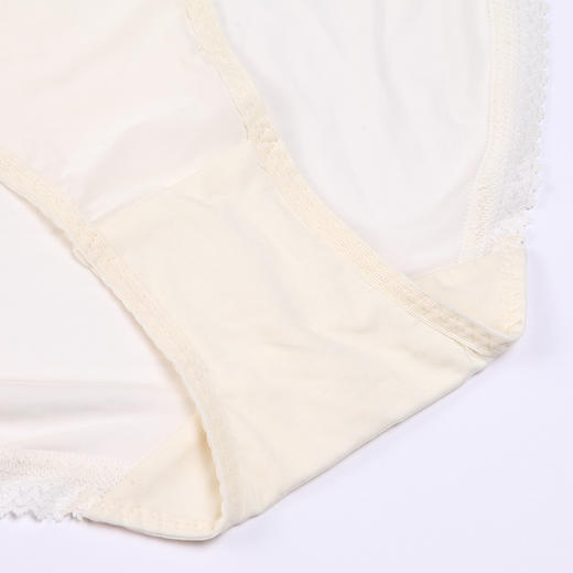 都市丽人舒软挺塑轻塑女蕾丝+双拉塑身女士内裤平角内裤LP49A3 商品图8