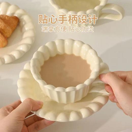 【会员礼】芝士派陶瓷咖啡杯+碟（奶白） 商品图2