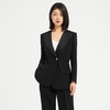 IWY/时尚干练黑色女士职业西服套装气质休闲西服外套韩版名媛上班正装C13518+P33518-黑色 商品缩略图5
