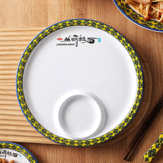 莫高黄兰州拉面密胺仿瓷餐具10个起包邮发货包破损 勺子40个起包邮包破损 商品图8