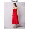 VIMAGE纬漫纪夏季新款显瘦洋气性感吊带连衣裙V2177707 商品缩略图4