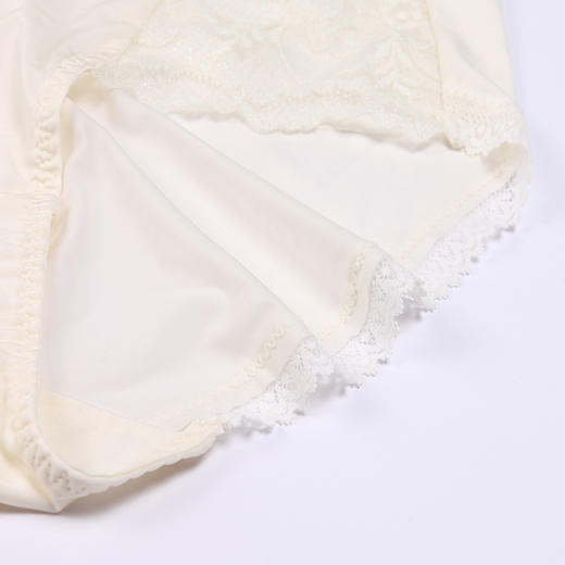 都市丽人舒软挺塑轻塑女蕾丝+双拉塑身女士内裤平角内裤LP49A3 商品图7