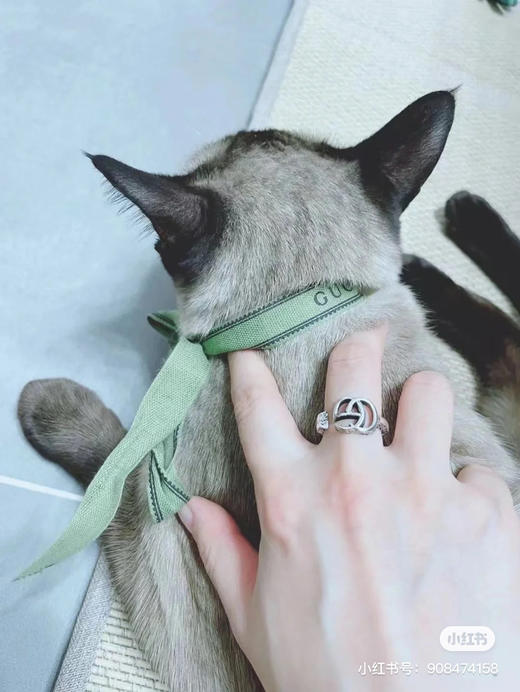 Gucc*双G钥匙戒指 商品图3