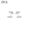 ZEGL简约锆石耳环女轻奢小众设计感高级耳钉气质925银针秋冬耳饰 商品缩略图0