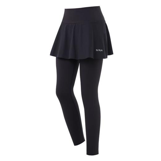 健身裤女加绒晨跑外穿速干透气运动长裤时尚假两件防走光瑜伽长裤 商品图8