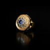 德国古董14K金镶嵌蓝宝石钻石豪戒 商品缩略图0