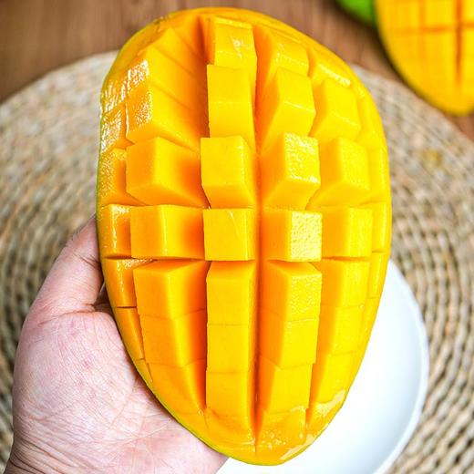 【爆甜爽口！新鲜大青芒】个大均匀越南进口大青芒10斤新鲜水果当季整箱忙果青皮大芒果特大包邮现货-觅食坊 商品图2