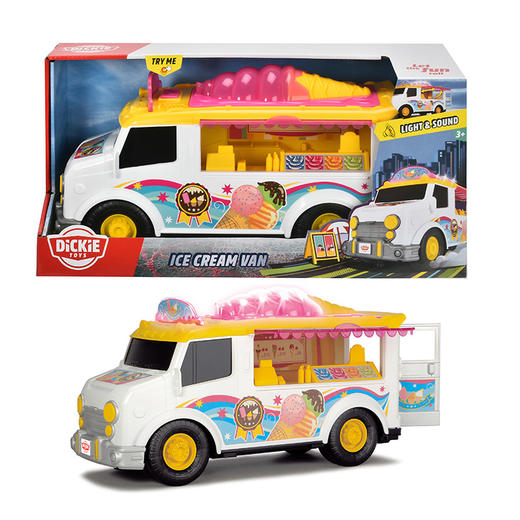 德国Dickietoys音乐冰淇淋玩具车仿真大号汽车模型儿童男孩礼物 3岁+ 商品图1