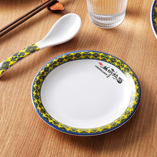 莫高黄兰州拉面密胺仿瓷餐具10个起包邮发货包破损 勺子40个起包邮包破损 商品图2