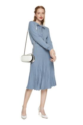 LNNNS 系带百褶针织套装 8208