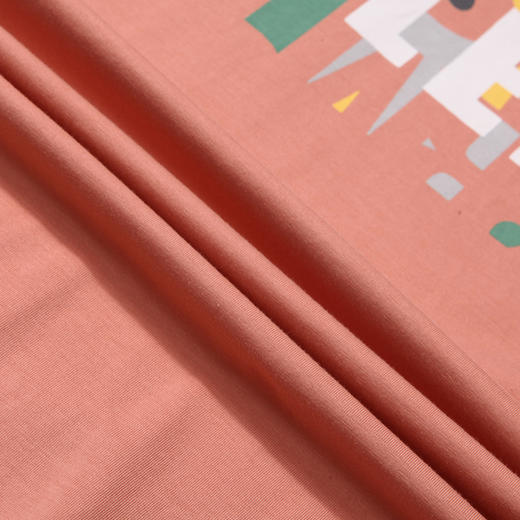 都市丽人都市锋尚生活家居春夏睡衣男32支CVC单面家居服薄款短袖短裤男士套装FH42A4 商品图4