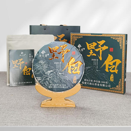 海岚香  野白贡眉白茶饼 300g 商品图0