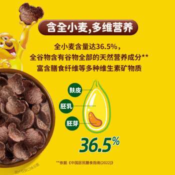 雀巢（Nestle）进口儿童零食可可味滋滋即食谷物500g早餐麦片代餐全谷物非油炸 商品图2