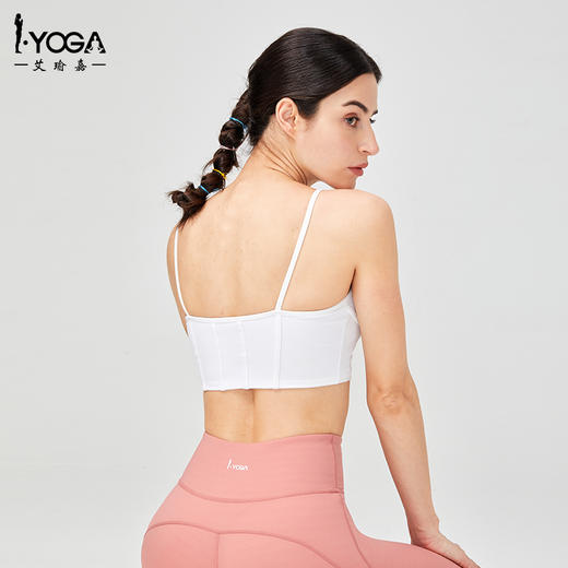 IYOGA初秋新款瑜伽服女带胸垫时尚运动健身美背BRA067 商品图2