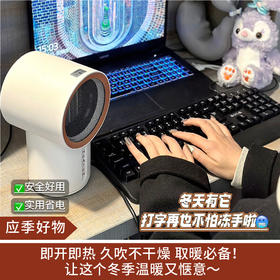 【应季好物】PTC桌面暖风机（白色）