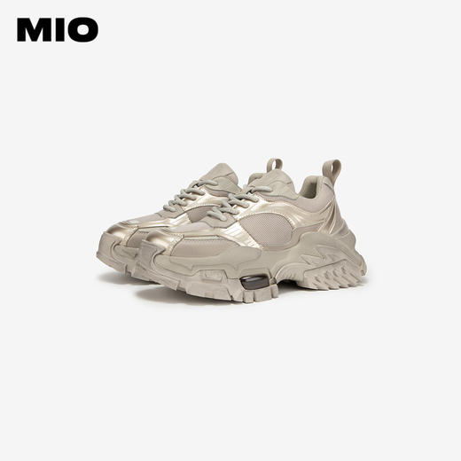 MIO米奥春季高跟厚底老爹鞋舒适时髦通勤运动休闲鞋女鞋M241586166 商品图3