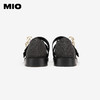 MIO米奥春季玛丽珍女鞋方头复古低跟通勤缎面单鞋女鞋M241430128 商品缩略图4