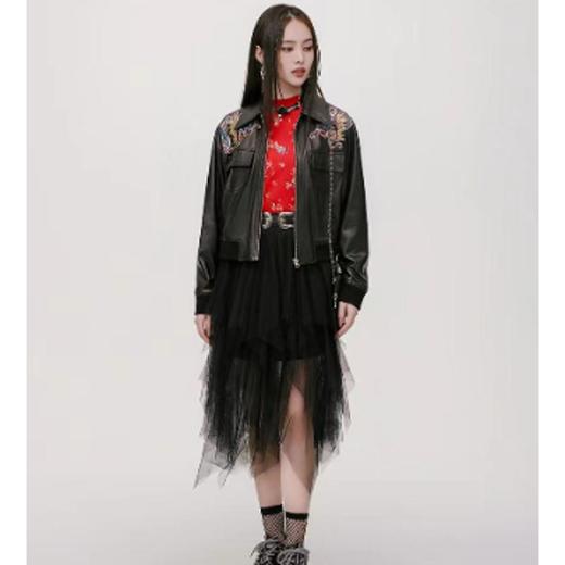 南二楼渔牌2023年冬季夹克短外套FGHD3306精品女装 商品图0