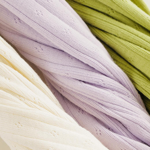 【马克珍妮 芦芙】女童纯棉蕾丝木耳边长袖T恤儿童春款上衣240182 商品图4