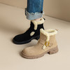 冬季新款，巨保暖羊羔毛厚底马丁靴XWJ-X180-18 商品缩略图12
