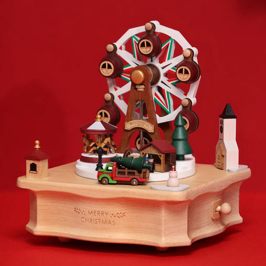wooderfullife  音乐盒 圣诞市集 商品图2