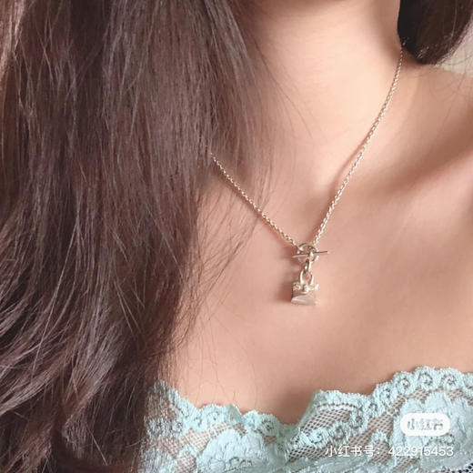 爱马仕Hermes 𝐤𝐞𝐥𝐥𝐲包包纯银项链 商品图2