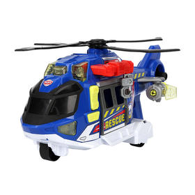 德国Dickietoys儿童大号仿真救援直升机惯性声光模型玩具男孩新款 3岁+