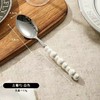 【会员礼】陶瓷珍珠柄不锈钢刀叉勺三件套 商品缩略图3