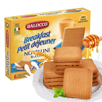 BALOCCO百乐可 奶油蜂蜜饼干350g 意大利进口休闲零食下午茶糕点点心 商品图3