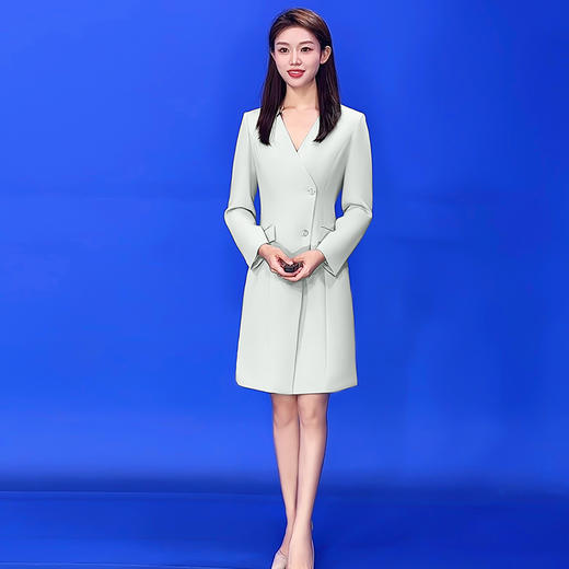IWY/浅绿色主持人礼服商务正装Q13303 商品图2