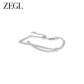 ZEGL设计师手镯闺蜜女生手链轻奢小众精致2023年新款冷淡风手饰品