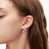 ZEGL法式爱心人造珍珠耳环女秋冬2023年新款潮耳钉复古银针耳饰品 商品缩略图4