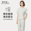 都市丽人生活家居春夏睡衣女牛奶丝抽条家居服薄款短袖长裤女士牛奶丝套装LH42B5 商品缩略图0